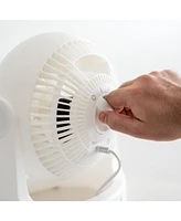 Iris Woozoo Circulator Fan, 5.5" Blade, White