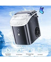 Antarctic Star Nugget Countertop Ice Maker with Soft Chewable