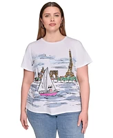 Karl Lagerfeld Paris Plus Painting Tee