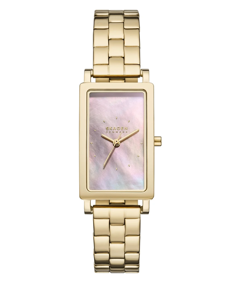 Skagen Women's Hagen Lille Quartz Three-Hand Gold Stainless Steel Watch, 43mm
