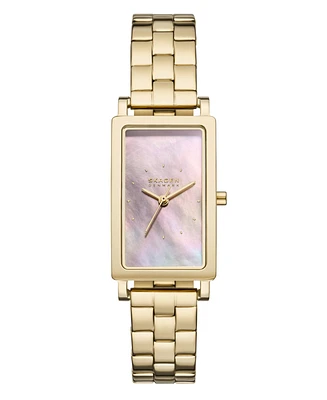 Skagen Women's Hagen Lille Quartz Three-Hand Gold Stainless Steel Watch, 43mm