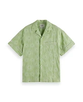 Scotch & Soda Men's Short Sleeve Relaxed Fit Shirt