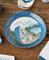 Certified International Wake At The Lake Round Platter