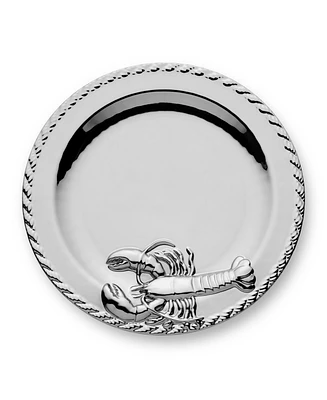 Certified International Silver Plated Lobster Round Platter