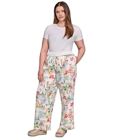Karl Lagerfeld Paris Plus Conversational Soft Pants