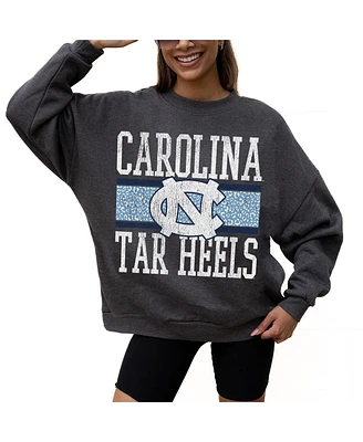 Gameday Couture Women's Charcoal North Carolina Tar Heels Premium Fleece Pullover Sweatshirt