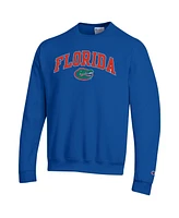 Champion Men's Royal Florida Gators Arch Over Logo Pullover Sweatshirt