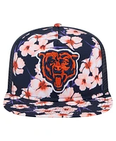 New Era Men's Navy Chicago Bears Adventure Pattern Golfer Snapback Hat