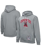 Mitchell & Ness Men's Heather Gray Alabama Crimson Tide Classic Arch Pullover Hoodie