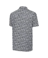 Antigua Men's Gray/Black Usmnt Seasons Polo Shirt