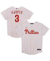 Nike Preschool Bryce Harper White Philadelphia Phillies Home Replica 2.0 Player Jersey