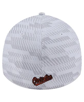 New Era Men's White Baltimore Orioles Graded 39THIRTY Stretch Fit Hat