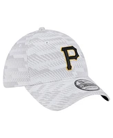 New Era Men's White Pittsburgh Pirates Graded 39THIRTY Stretch Fit Hat