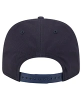New Era Men's Navy Detroit Tigers Circle Patch 9SEVENTY Stretch-Snap Hat