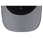 New Era Men's Black Milwaukee Brewers Adventure Drinks Pattern 9SEVENTY Stretch-Snap Hat