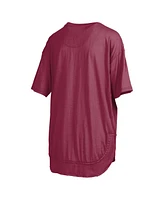 Pressbox Women's Garnet South Carolina Gamecocks Poncho T-Shirt
