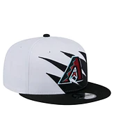 New Era Men's Black/White Arizona Diamondbacks Jagged 9FIFTY Snapback Hat