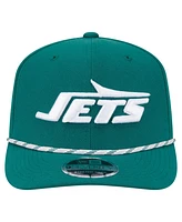New Era Men's Green New York Jets Gameday Multi Rope 9SEVENTY Stretch-Snap Hat