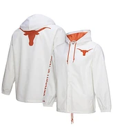 Mitchell & Ness Men's White Texas Longhorns Coaches Full-Snap Hoodie Jacket