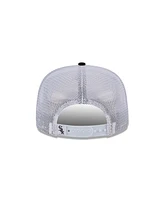 New Era Men's Black Chicago White Sox Team Horizon 9FIFTY A-Frame Trucker Snapback Hat