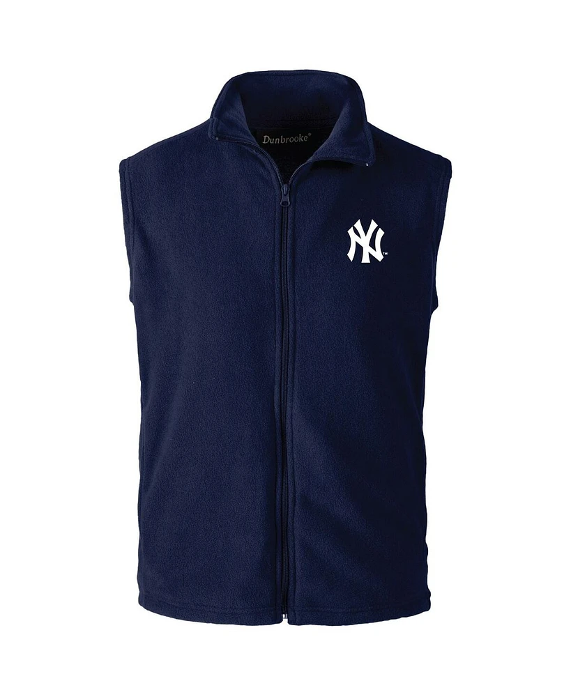Dunbrooke Men's Navy New York Yankees Houston Full-Zip Vest