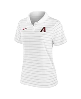 Nike Women's White Arizona Diamondbacks Authentic Collection Victory Performance Polo Shirt