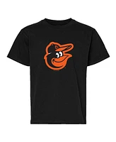 Soft as a Grape Big Boys and Girls Black/Gray Baltimore Orioles T-Shirt, Set of 2