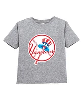 Soft as a Grape Toddler Navy/Gray New York Yankees Cooperstown Collection T-Shirt, Set of 2