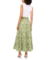 Vince Camuto Women's Cotton Tiered Smocked-Waist Maxi Skirt