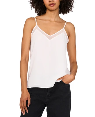 1.state Women's Spaghetti Strap Chiffon-Trim Camisole