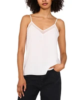 1.state Women's Spaghetti Strap Chiffon-Trim Camisole