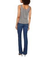 Vince Camuto Women's Striped Sleeveless Tank Top