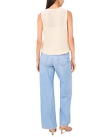 Vince Camuto Women's Sequined Sleeveless Crewneck Top
