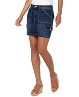 Liverpool Los Angeles Women's Denim Cargo Mini Skirt