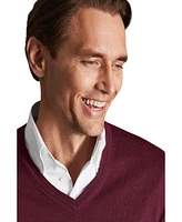 Charles Tyrwhitt Men's Pure Merino V Neck Sweater
