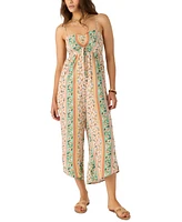 O'Neill Juniors' Keiko Cora Floral Cropped Jumpsuit