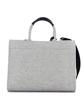 Pre-Owned Versace Large La Medusa Tote Studded Canvas