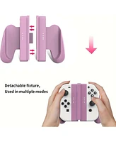 Purple Detachable Controller Holder Grip For Joy Con Gamepad Nintend Switch
