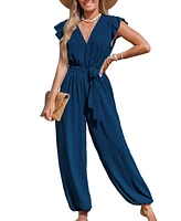 Cupshe Women's Contemporary Mood Blue Jumpsuit