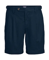 Lands' End Men's 7" Linen Cotton Resort Shorts