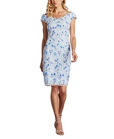 Tadashi Shoji Women's Arid 3D Floral Embroidered Dress