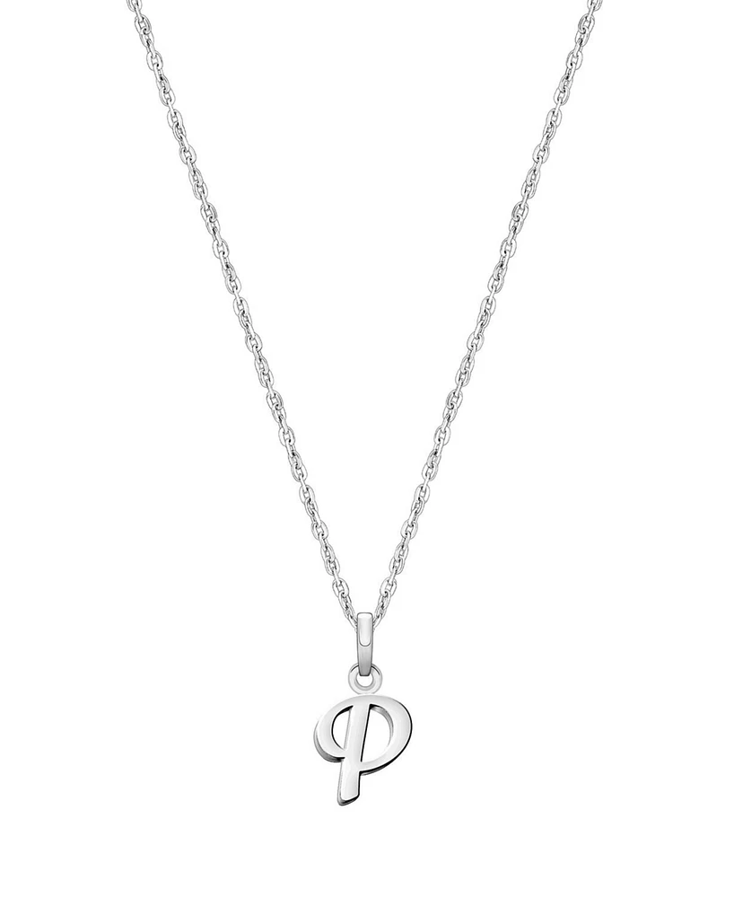 Tiny Blessings Girls Children's Sterling Silver Initial 12-14" Necklace