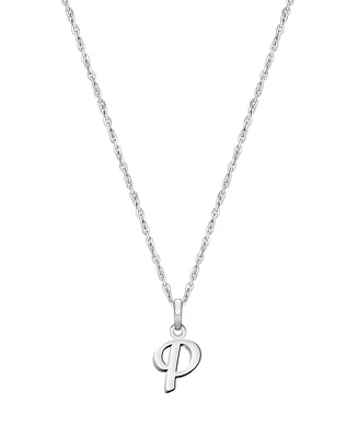 Tiny Blessings Girls Children's Sterling Silver Initial 12-14" Necklace