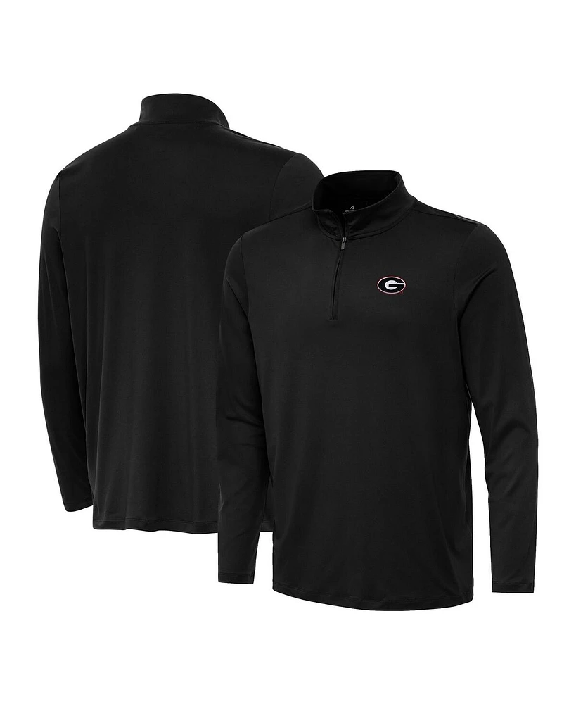 Antigua Men's Georgia Bulldogs Reprocess Quarter-Zip Top