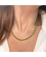 The Lovery Peridot Bead Necklace 14K Gold