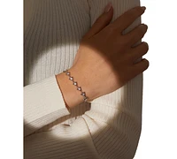 Eliot Danori Silver-Tone Cubic Zirconia Triangle Slider Bracelet, Exclusively at Macy's