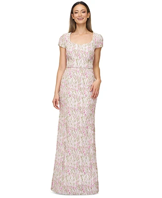 Js Collections Women's Embroidered Sweetheart Mermaid Gown