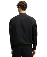 Boss by Hugo Men's Four-Way Stretch Softshell Bomber Jacket
