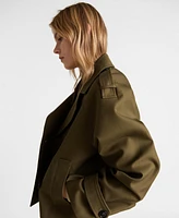 Mango Women's Double-Breasted Jacket