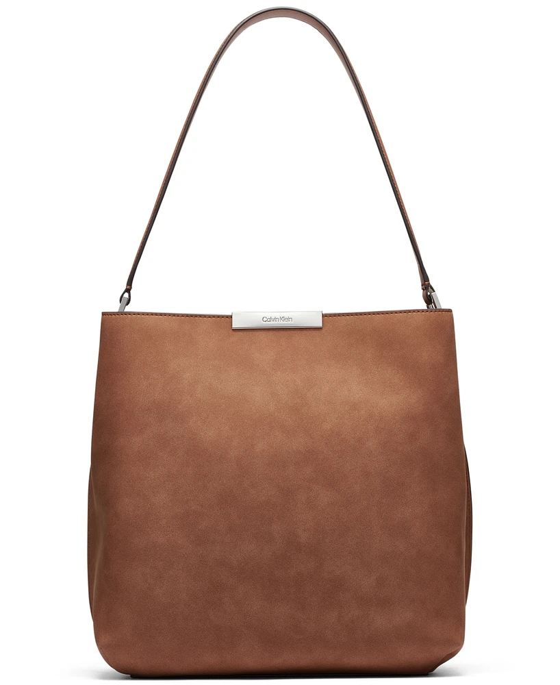 Calvin Klein Jodi Faux Suede Bucket Bag